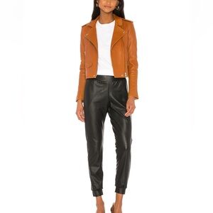 Commando Faux‎ Leather Joggers Black XS